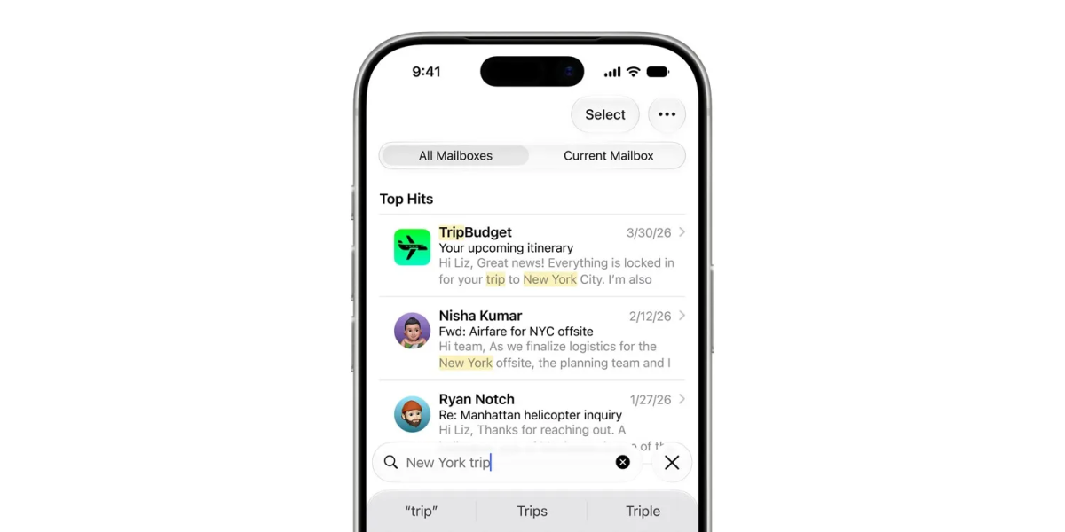 iOS 27 郵件 App iOS 27 郵件新功能