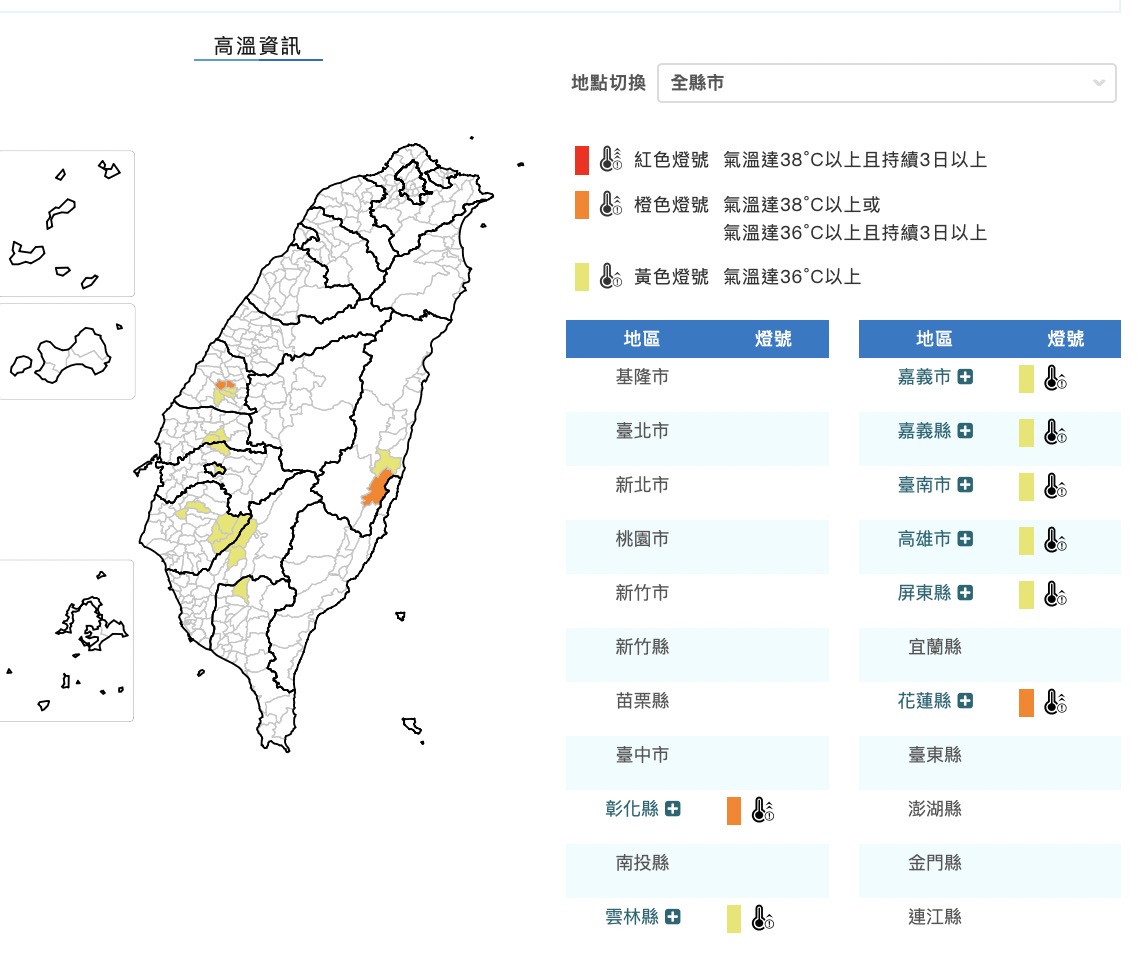 南部嚴防高溫