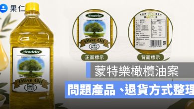 蒙特樂橄欖油混充芥花油案起訴：問題產品、混油比例與退貨方式整理