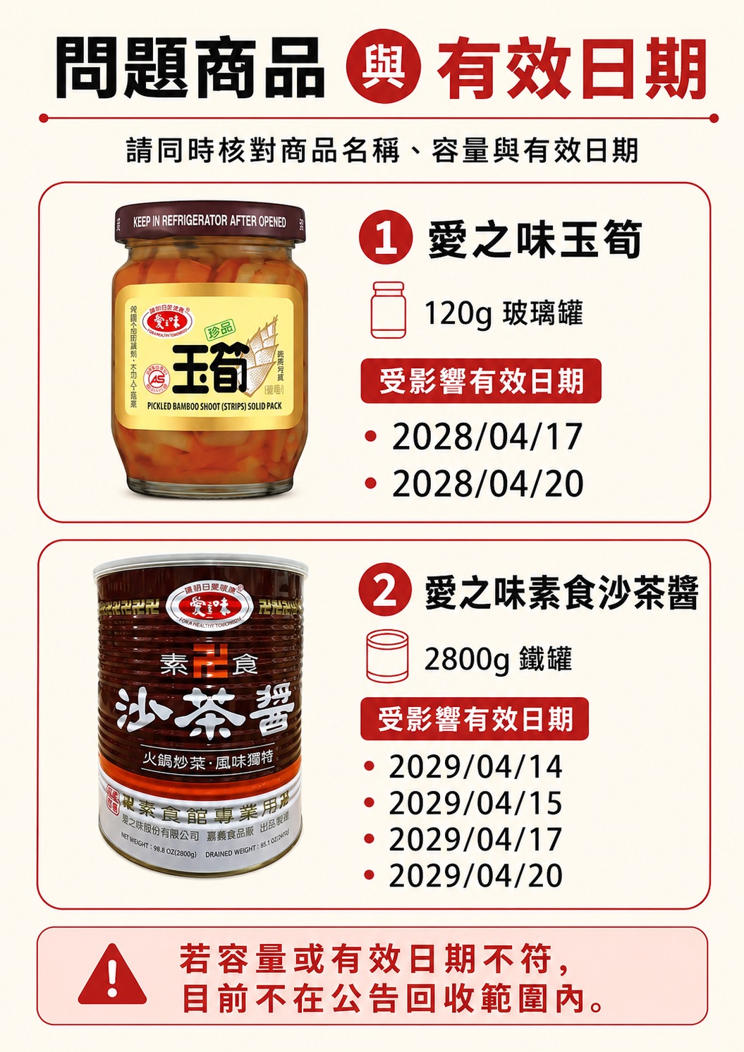 愛之味問題油產品