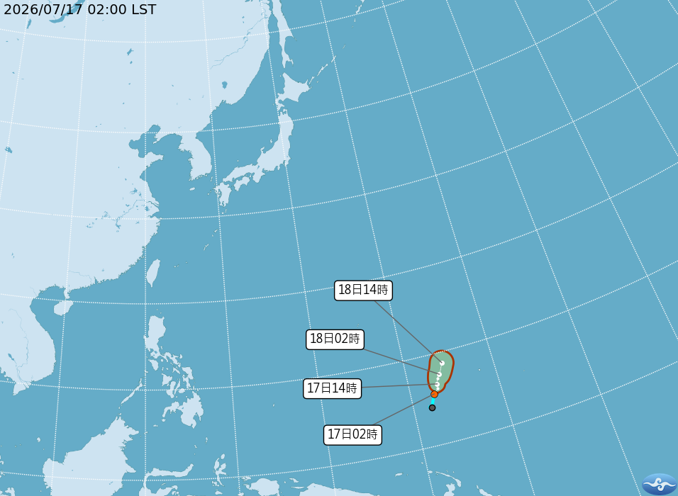 紅霞颱風路徑