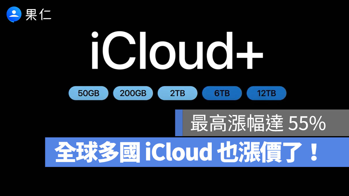 iCloud 漲價