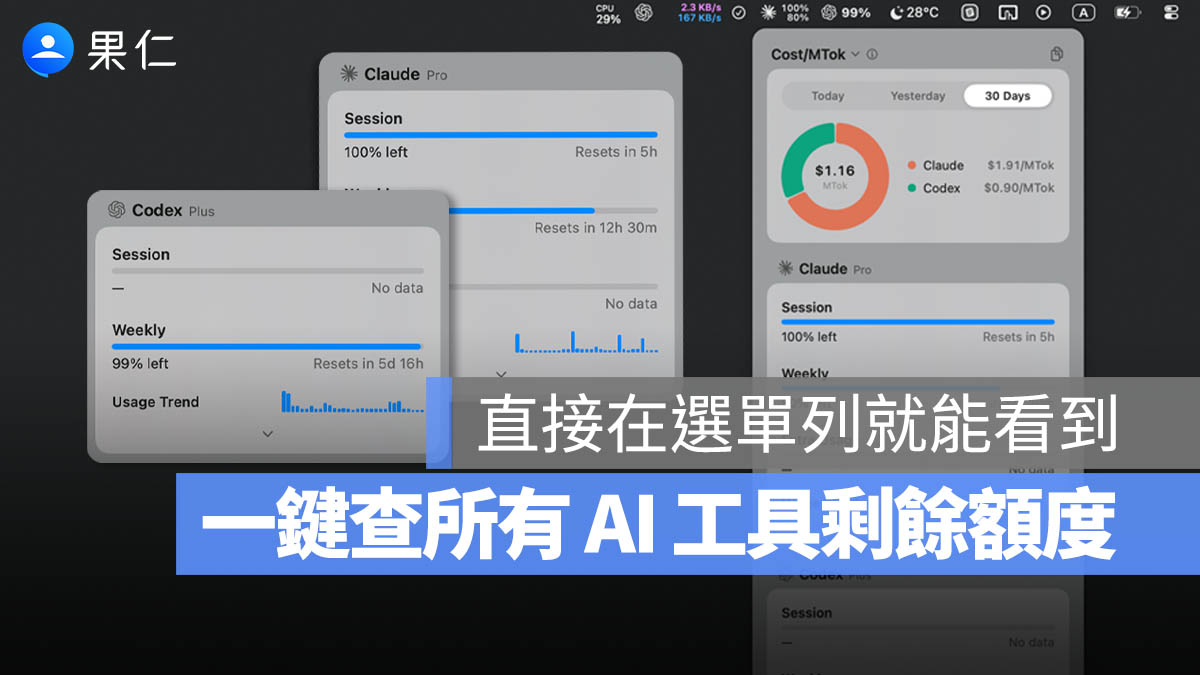 OpenUsage AI Code 額度