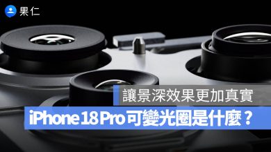 iPhone 18 Pro 可變光圈