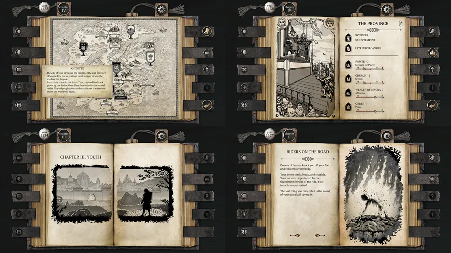 Steam 限免遊戲 布蘭特爵士的生平與苦痛 The Life and Suffering of Sir Brante 文字冒險 角色扮演